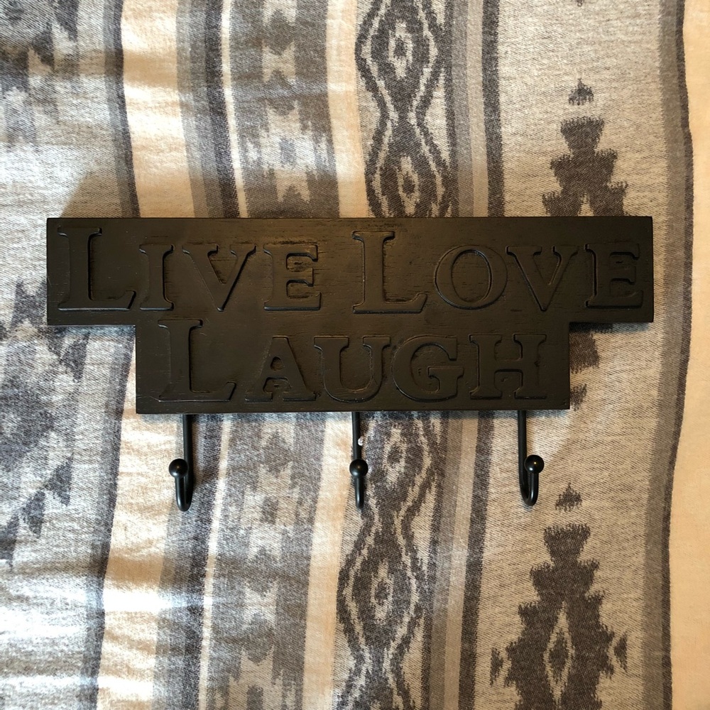 Live love laugh wall hook